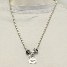 Siskiyou Green Bay Packers NFL Euro Bead Necklace 22"