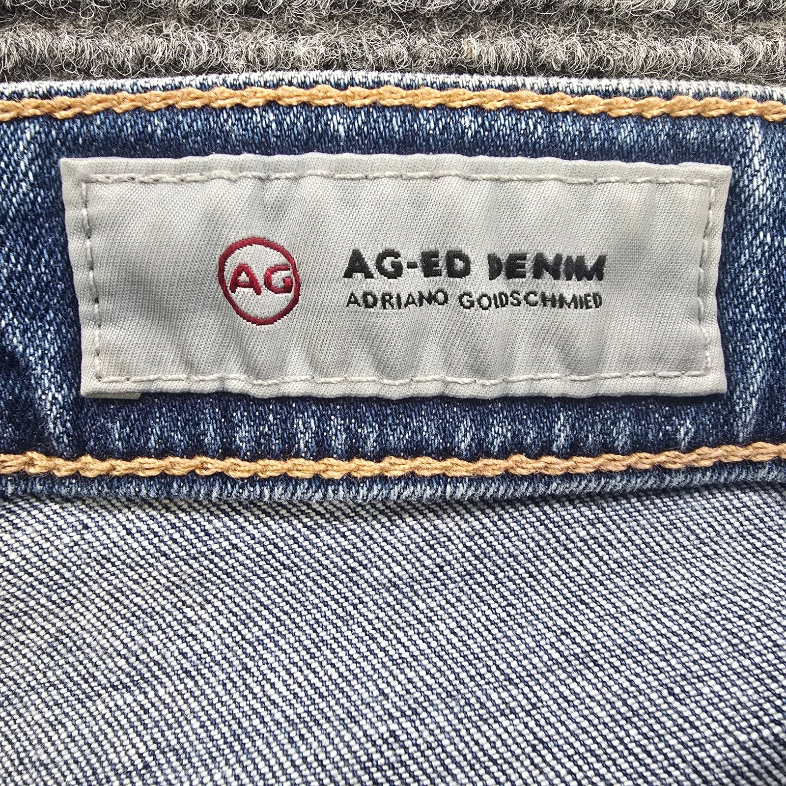 AG Adriano Goldschmied Jeans Womens 28R Blue Farrah Skinny Ankle Distressed thumbnail 9