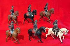SET OF 6 VINTAGE FRENCH CAVALRY CUIRASSIERS - FRANCE DEPOSE C.B.