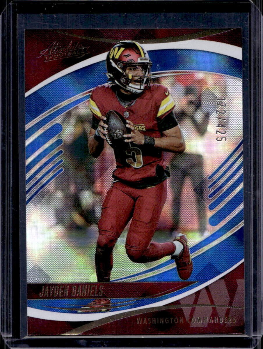 Jayden Daniels 2025 Panini Absolute #44 Blue Diamond /425
