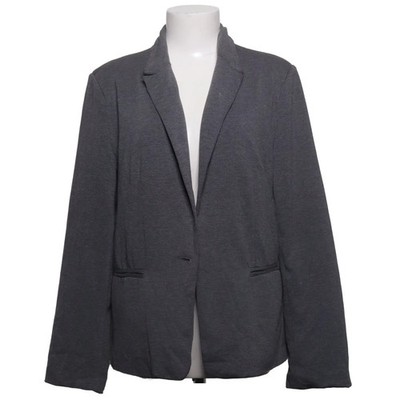 Esley, Blazer, Größe: L, Grau, Baumwolle/Polyester, Fischgräte, Damen #MOi
