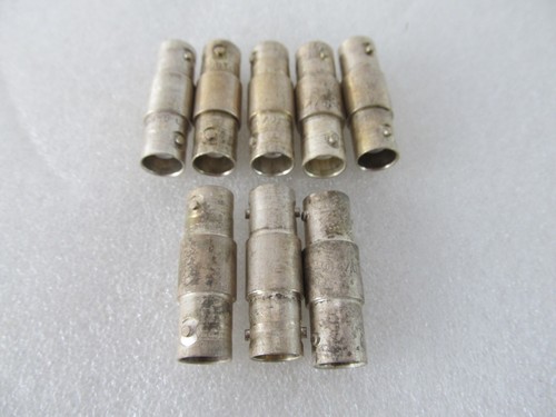 8x BNC Female to Female Adapter, Coaxial, Silver Plated Connector