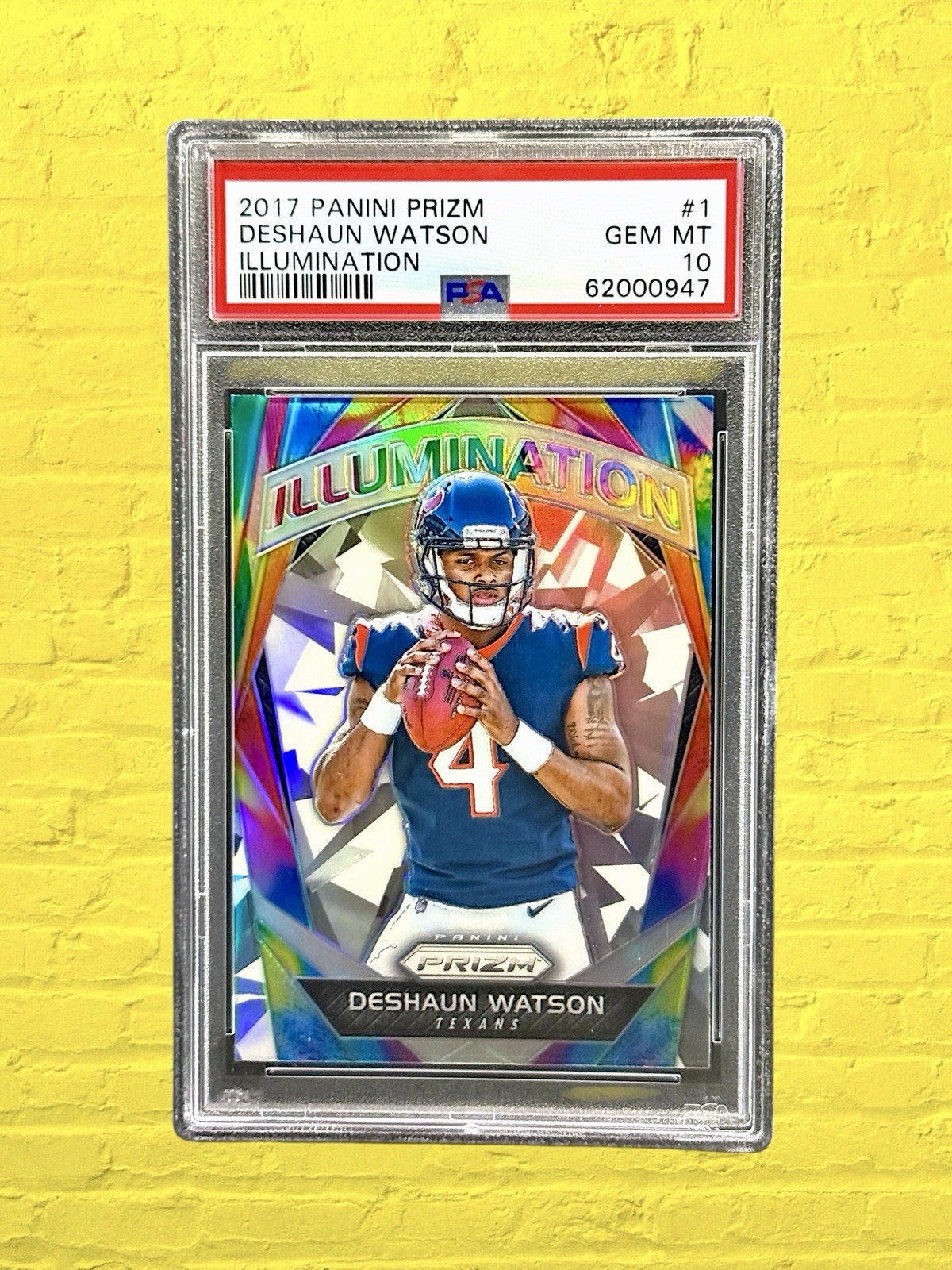 Deshaun Watson Panini Prizm Illumination #1 Base