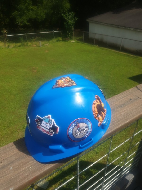 Msa Hard Hat With Patches Size Medium 2024