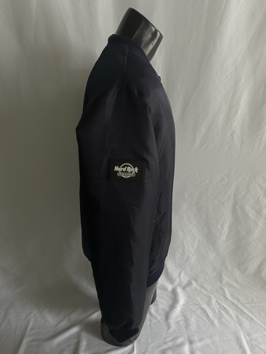 Hard Rock Guitar Company Bomberjacke Erwachsene Medium durchgehender Reißverschluss gesteppt Tulsa-Motiv - Bild 4 von 10