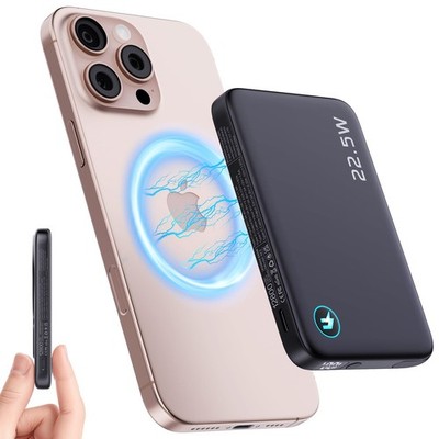 2026 Updated M3 Ultra Slim 0.4'' Wireless Power Bank, 10000mAh Magnetic Porta...