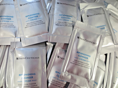 SKINCEUTICALS REPLENISHING CLEANSER CREAM DUAL-ACTION CLEANSER 0.06 OZ 25PCS.