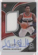 2019-20 Panini Spectra Rookie Jersey 26/149 Admiral Schofield #212 Auto 3m8