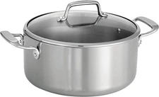 Tramontina Tri-Ply Clad Stainless Steel 5-Quart 5 Quarts, 