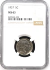 1937 BUFFALO NICKEL NGC MS63 662003