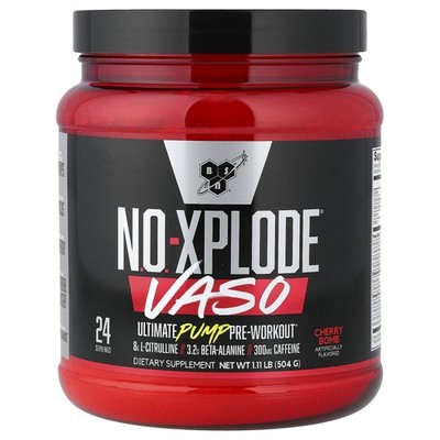 No-Xplode  VASO, Ultimate Pump Pre-Workout, Cherry Bomb, 1.11 lb (504 g)