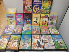 21 Videocassette VHS Cartoni E Film Walt Disney Originali Vari  Da Collezione 