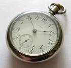 Antique Waltham Pocket Watch 18 size 11 jewels Silveroid case RUNS