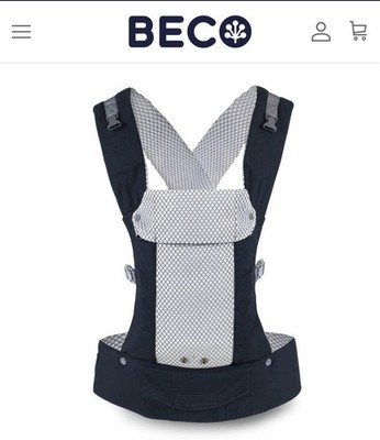Beco Gemini 4-In-1 Cool Adjustable Baby Carrier with Breathable 3D Mesh 7-35lbs