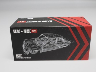 MINI GT 032 - KAIDO - DATSUN BLUEBIRD 510 PRO - ADVAN - Mint mit OVP BOX 1:64