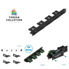 Front Removable 1U Rack Mount for Raspberry Pi, with 4 Mounting Brackets for ...