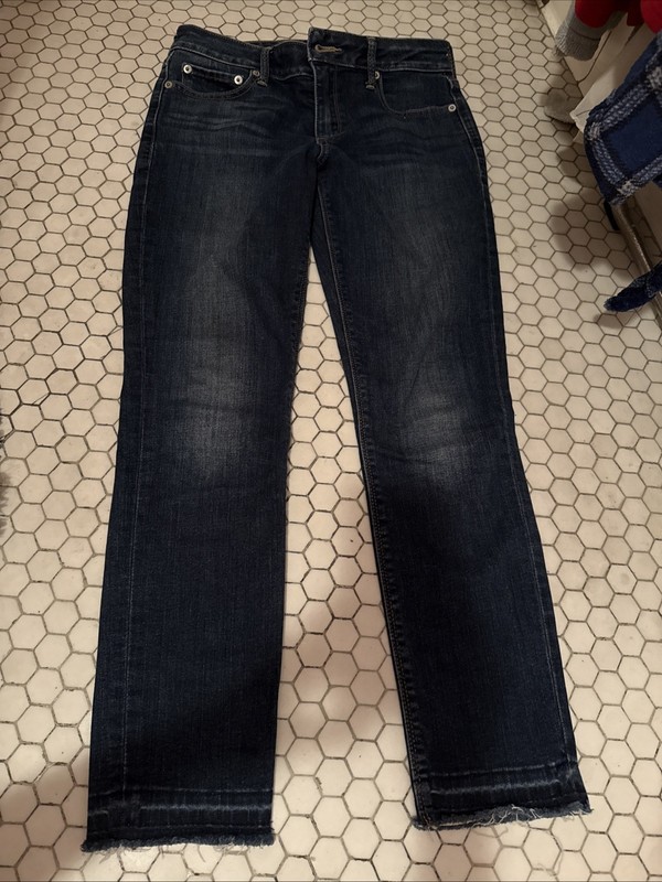 Lucky Brand Women's Jeans Lolita Crop Size 2 x 26 Raw Hem