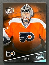 2013-14 Panini Prime #68 Steve Mason /50 Holo Silver Philadelphia Flyers
