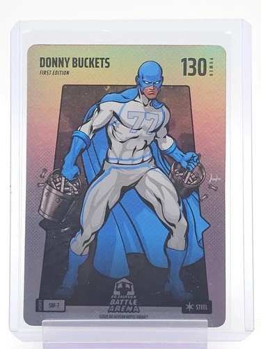 DONNY BUCKETS LUKA DONCIC 2025 BATTLE ARENA REFRACTOR STEEL #SBF-7 Q5918