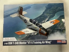 Academy USN T-34 B Mentor VT-5 Trainer Aircraft - FREE SHIPPING