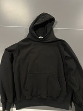 Zara Cropped Hoodie Black Large