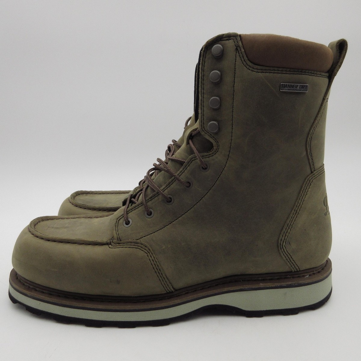 Danner Boots Mens Size 12 Timberwolf Cedar River Moc Toe  display picture 2