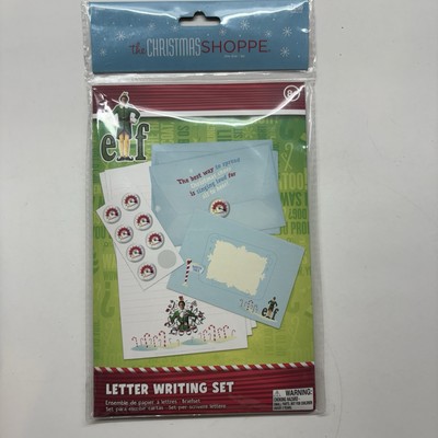 ELF Movie Letter Writing Set New Christmas Stationary Buddy Will Ferrell Cards