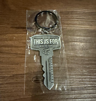 Twice THIS IS FOR Tour Merch— OFFICIAL EXCLUSIVE Metal Key Ring