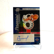 Jonas Valanciunas 2021-22 Contenders Optic Perennial Contenders Auto Blue /75