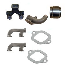 1342786c1 Manifolds W/ Gasket, Sleeve, & Elbow Fits Case/international Harvester