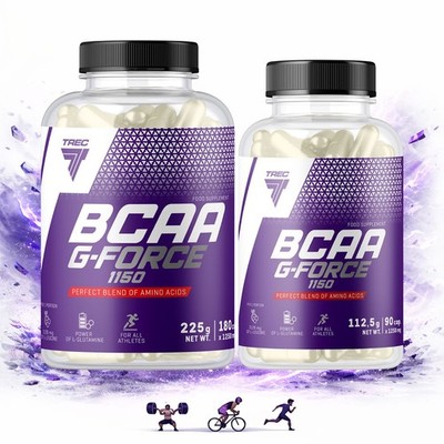 BCAA G-FORCE 90-180 Kapseln - Hochdosierte BCAA für Muskelaufbau & Regeneration