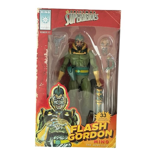 NECA Original Superheroes Ming The Merciless Flash Gordon 7" Action Figure NEW