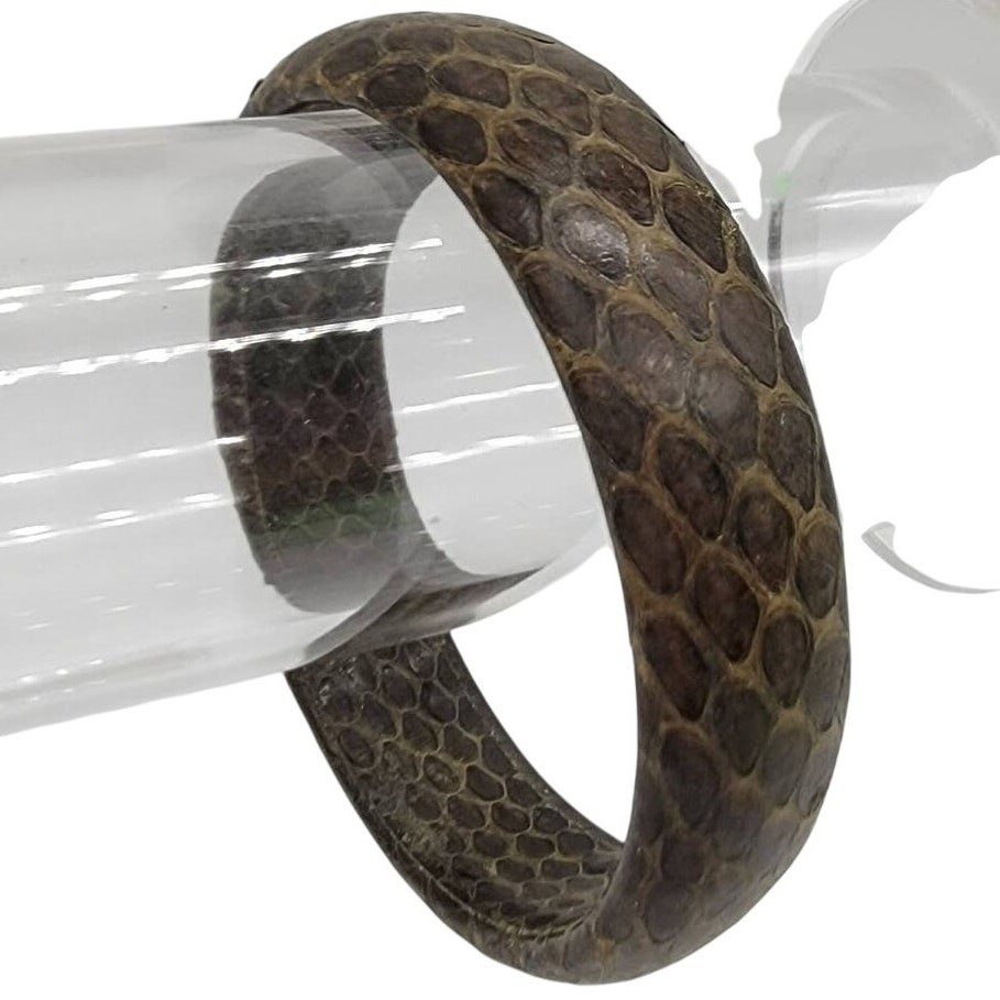 Bangle (3) Bracelets Bundle - Snakeskin Print - W… - image 2