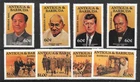 BARBUDA SG767/74 1985 FAMOUS MEN SET  MNH