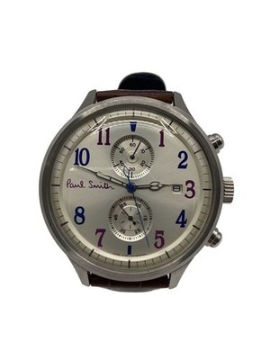 Paul Smith Men Quartz Wristwatch White Used