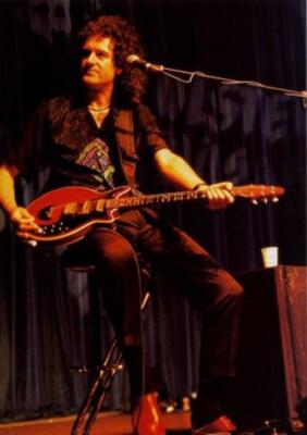 Brian May Queen UK 'Guitarist' Interview Clipping