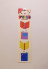 Mrs. Grossman's Lot of 3 Strips Brand New in Package ~Book Books~ Stickers HTF