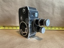Vintage Swiss Paillard Bolex 8mm Cine Movie Camera Double Kerns Lens