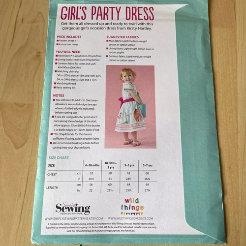 Simply Sewing Pattern UNCUT Dress Top Skirt Trousers Bag Craft Pattern NEW R300 - Picture 64 of 198