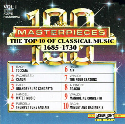 CD Back, Vivaldi, Handel a.o. 100 Masterpieces Vol.1 - The Top 10 Of Classical