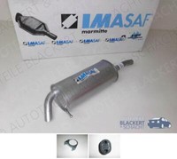 Imasaf ESD Auspuff Endtopf für Ford Fiesta V Fiesta Van / Mazda 2
