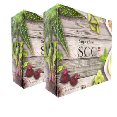 2 X SuperLife SCC Colon Cleanser Plus Aid Weight Loss Colon Detox (15 x 2box)