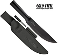 COLD STEEL Bowie KNIFE SK5 Bushman Spear WITH Belt Sheath Ferrocerium Fire Steel