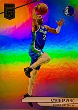Kyrie Irving 2023-24 Donruss Elite Basketball Holo Refractor Base Card #171