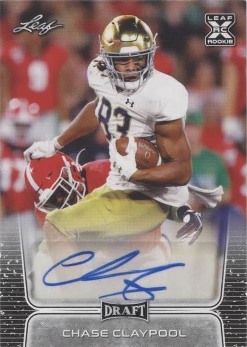 2020 Leaf Draft Chase Claypool #BA-CC1 - 1 of 2