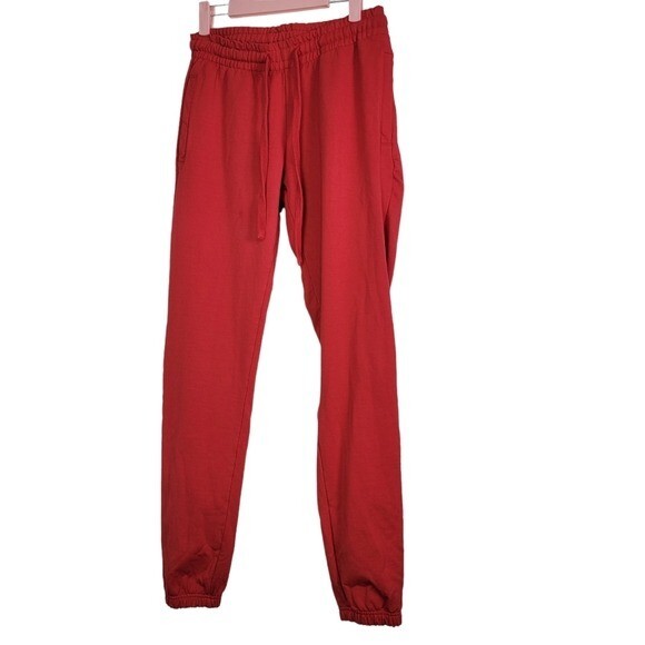 Om by G Red Sweat Pants Georgina Rodriguez Lounge Size XS
