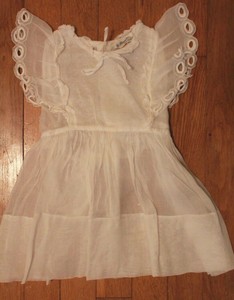 embroidered pinafore