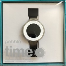 pebble time round ebay