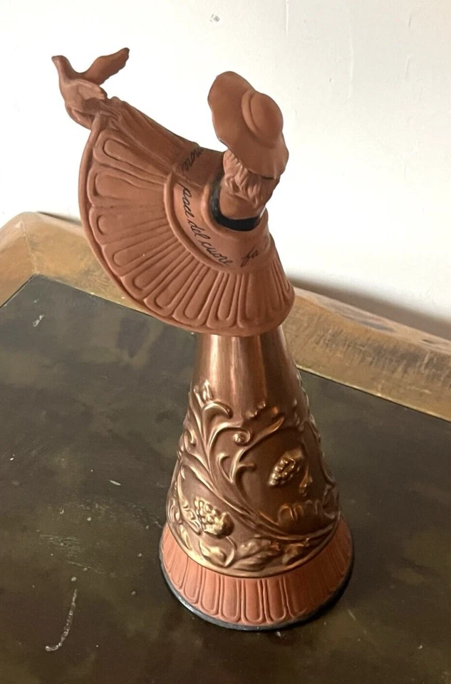 Figura RARA TerraCopper 16" del artista Kim Lawrence "Un corazón en paz" #114769 Foto 3 de 4