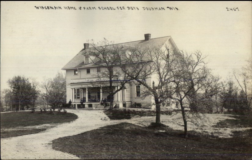 Dousman WI Home & Farm School For Boys c1920 Real Photo Postcard eBay